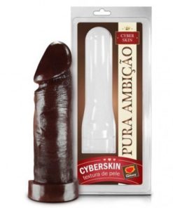 Capa Peniana em CyberSkin Chocolate..16x4,5cm sexy fantasy