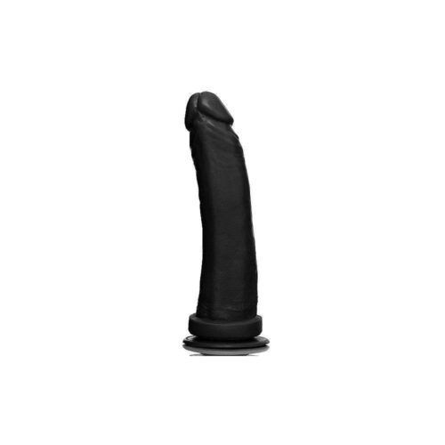 Pênis macio e flexível com Escroto e Vibrador - 20 x 4,5 cm na cor bege