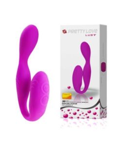 Vibrador Feminino com Dupla Estimulação com 12 Modos de Vibração Lust - PRETTY LOVE SKU VMCD020 (1)