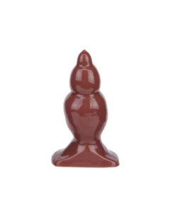 Plug Anal em Jelly Ultra Macio - 11,5 X 4,8 cm - Chocolate