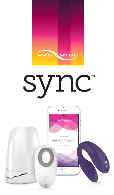Vibrador We-Vibe® Sync™ com Controle pelo App ou Remoto sem Fio - Lilás