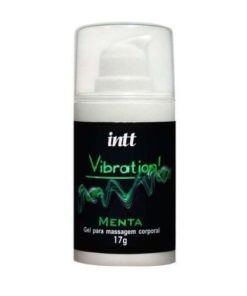 Gel para Massagem Vibration Menta - INTT - Estimula Vibra Excita - Vibrador Líquido - 17 g