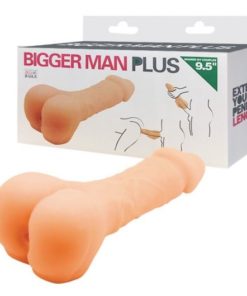 Masturbador Formato Bumbum Masculino com nus Penetrável - BIGGER MAN PLUS