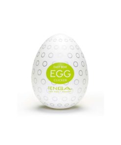 Tenga Egg - Clicker (Ovo masturbador com textura circulos com lubrificante)