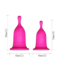 Coletor menstrual reutilizável em Silicone -soft cup- copo coletor sku 3RMMC-PI