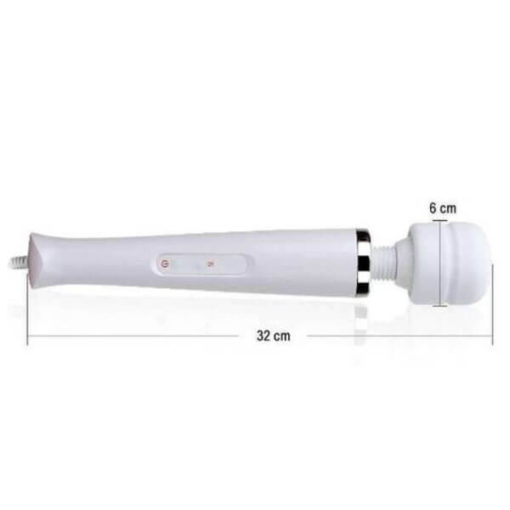 Vibrador Varinha Mágica - Vibro de Tomada Bi- Volt Hitachi - 36 cm - Branco